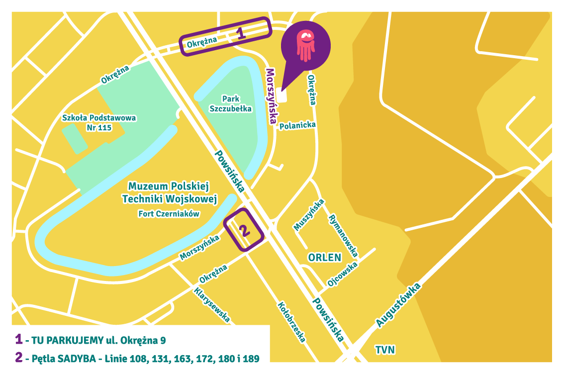 Mapka dojazdu do ence.pence, ul. Morszyńska 19